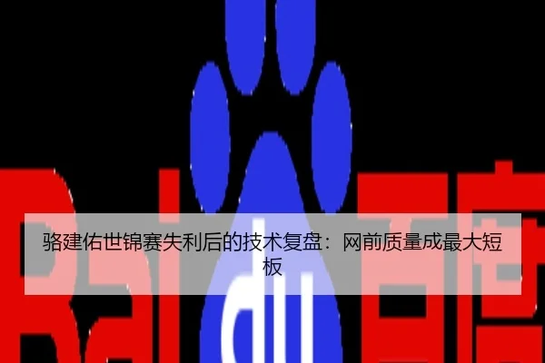 骆建佑世锦赛失利后的技术复盘：网前质量成最大短板